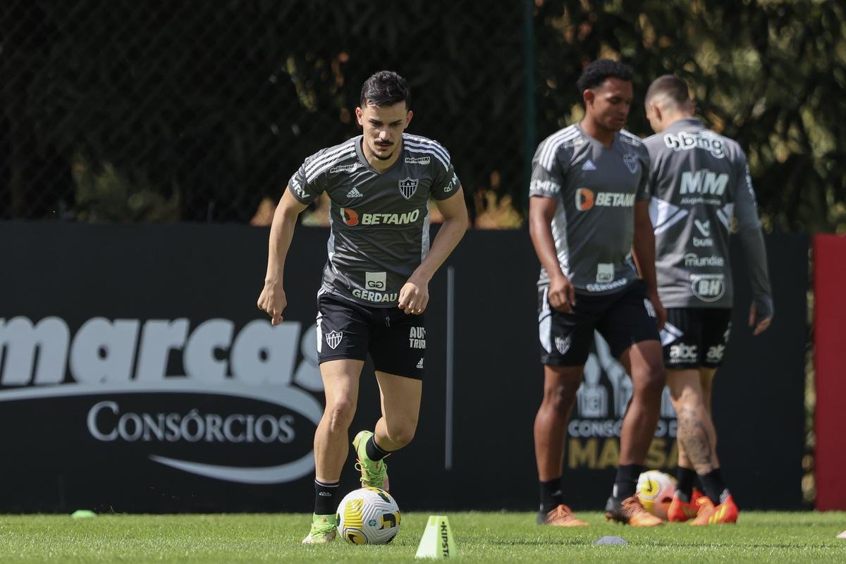 Fotos do ltimo treino do Atltico antes do jogo contra o Botafogo