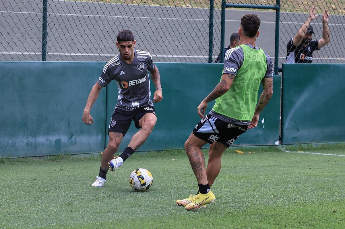 Treino do Atltico na Cidade do Galo, nesta quinta-feira (29/9).