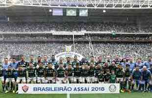 Palmeiras fez 47 pontos no segundo turno e terminou com oito de vantagem para o Flamengo, vice-líder, sagrando-se campeão