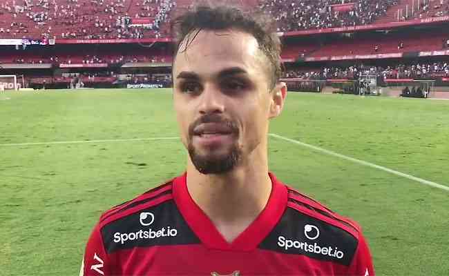 Michael foi destaque do Flamengo na goleada diante do So Paulo no Morumbi 