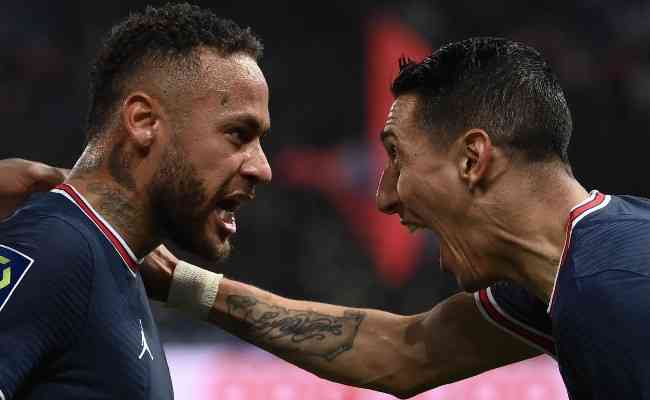 Neymar e Di Mara vibram com virada do PSG sobre o Lille