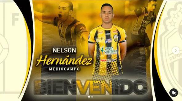 Nelson Hernández, meio-campista (Deportivo Táchira, da Venezuela)