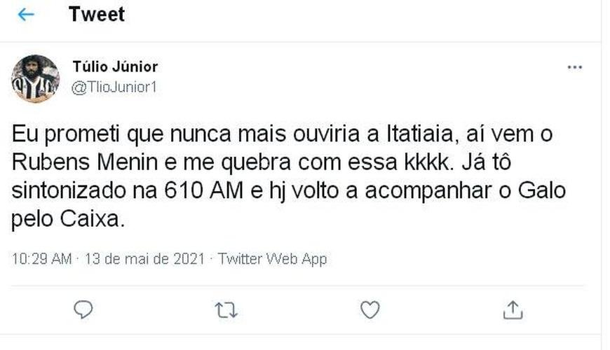 Atleticanos 'aprovaram' a compra da Itatiaia por Rubens Menin