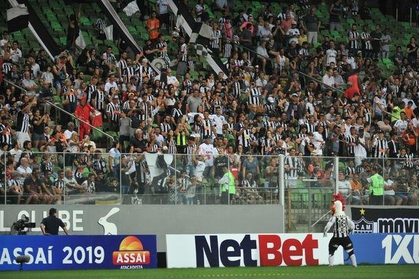 Fotos do jogo entre Atltico e Grmio