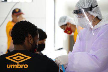 Foram 71 exames realizados pelo clube, no total, na manhã desta segunda-feira no CT José de Andrade Médicis