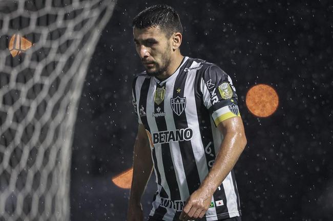 O zagueiro paraguaio Junior Alonso completou 100 jogos pelo Atlético no empate com o Bragantino por 1 a 1. Desde 2020 no Galo, ele tem dois gols marcados pelo clube.