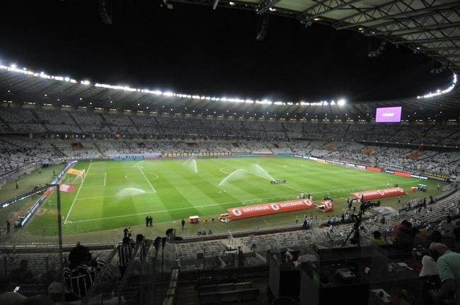 Fotos da torcida do Galo no Mineiro durante a semifinal da Copa Libertadores entre Atltico e Palmeiras (Alexandre Guzanshe/EM/DAPress 28/9/2021)