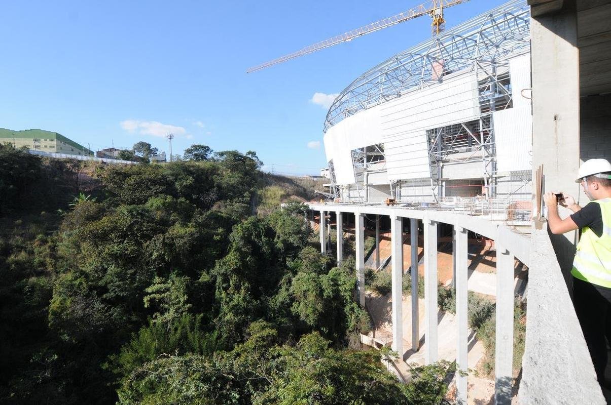 Futuro estdio do Galo, Arena MRV est com 60% das obras concludas