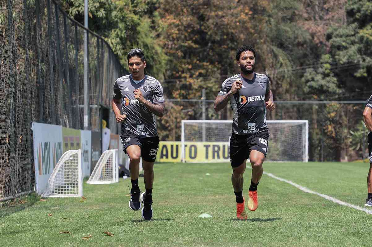 Na manh desta quarta-feira (14/9), o Atltico teve mais um dia de treino para o jogo contra o Ava, pela Srie A do Campeonato Brasileiro