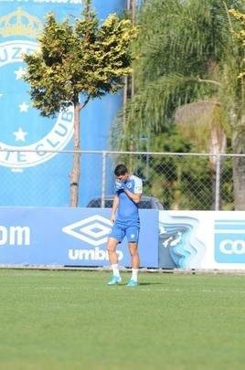 Fotos do treino do Cruzeiro desta quarta-feira, 2 de outubro, na Toca da Raposa II