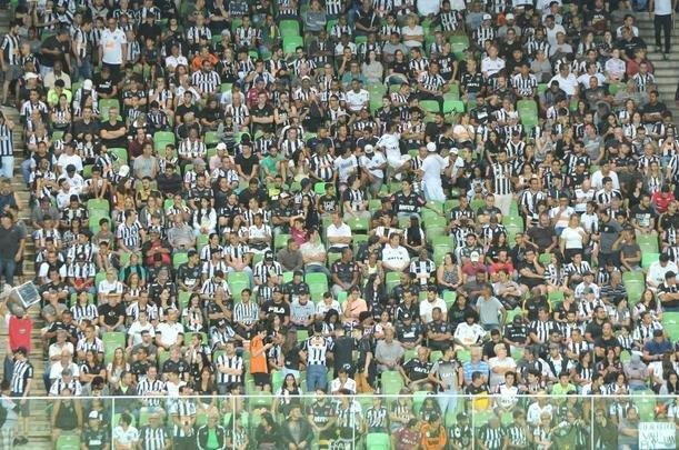 Fotos da torcida do Atltico na partida contra o Unin La Calera, do Chile, no Independncia, pela Copa Sul-Americana