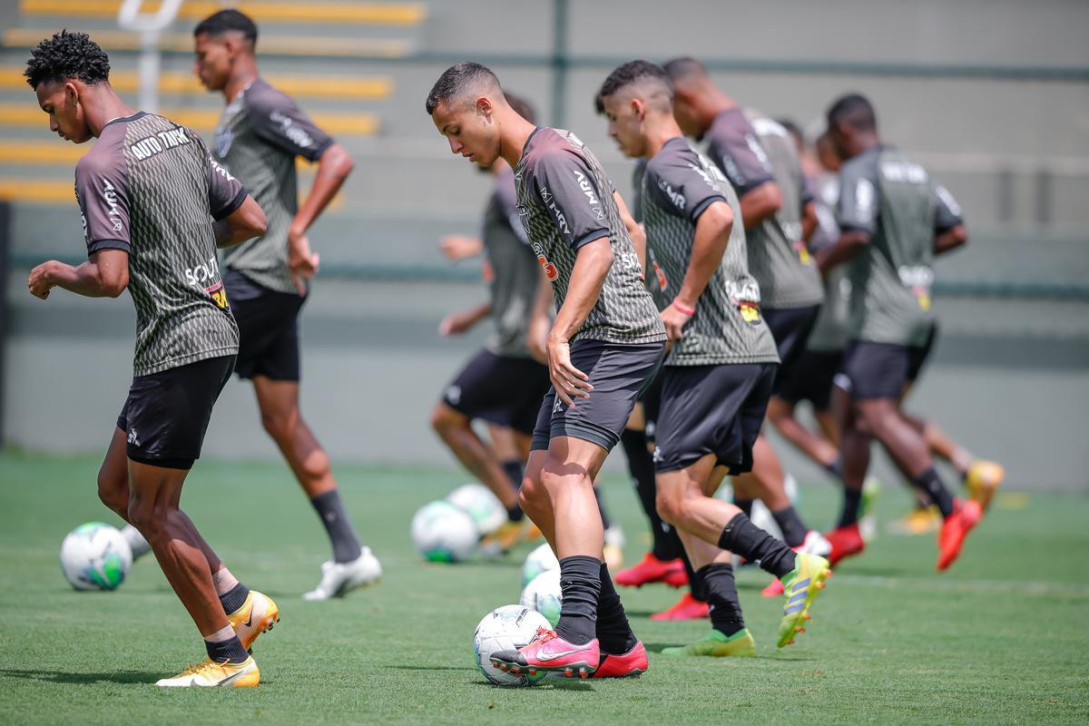 Treino do Atltico nesta tera-feira, na Cidade do Galo