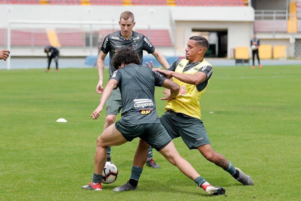 Veja imagens do treino do Atltico no Panam