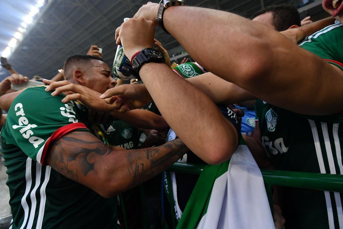 Palmeiras vence Chapecoense no Allianz Parque e conquista nono ttulo brasileiro. Dudu ergueu a taa