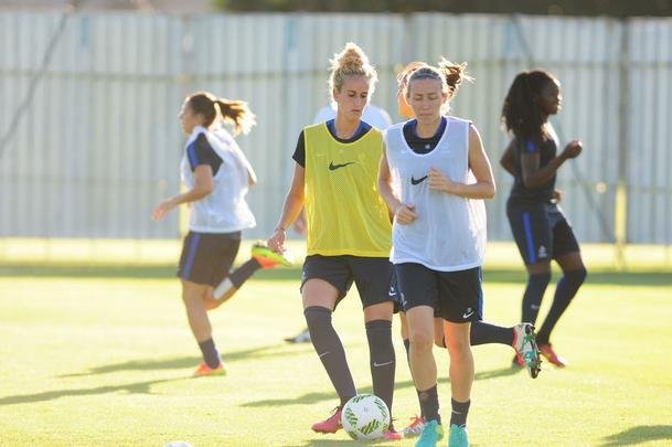 Imagens do treinamento da Seleo Francesa na Toca da Raposa II, em Belo Horizonte