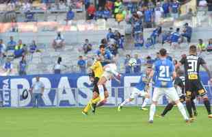 Fotos do jogo entre Cruzeiro e So Paulo