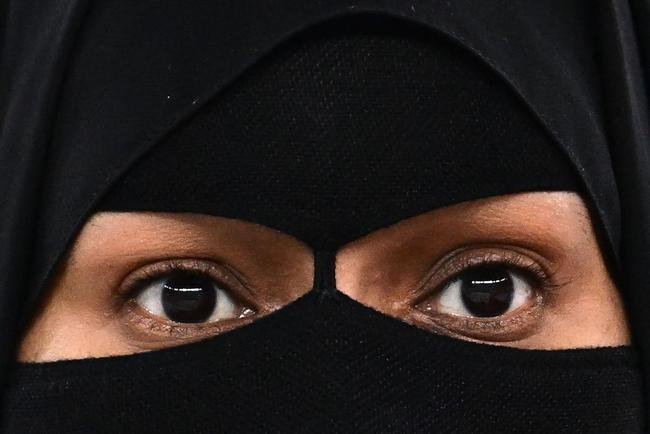 Torcedores de Marrocos e Canad na partida pelo Grupo F da Copa do Mundo 