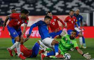 Chile x Brasil: veja fotos do jogo pelas Eliminatrias