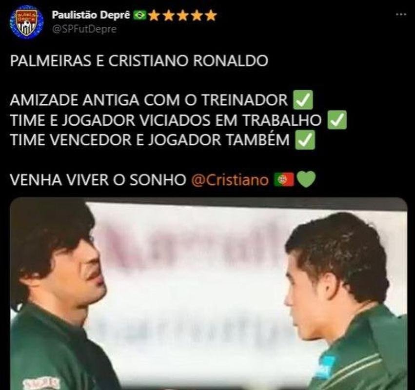 Torcedores brasileiros aproveitaram a sada de CR7 do Manchester United para fazerem memes na internet
