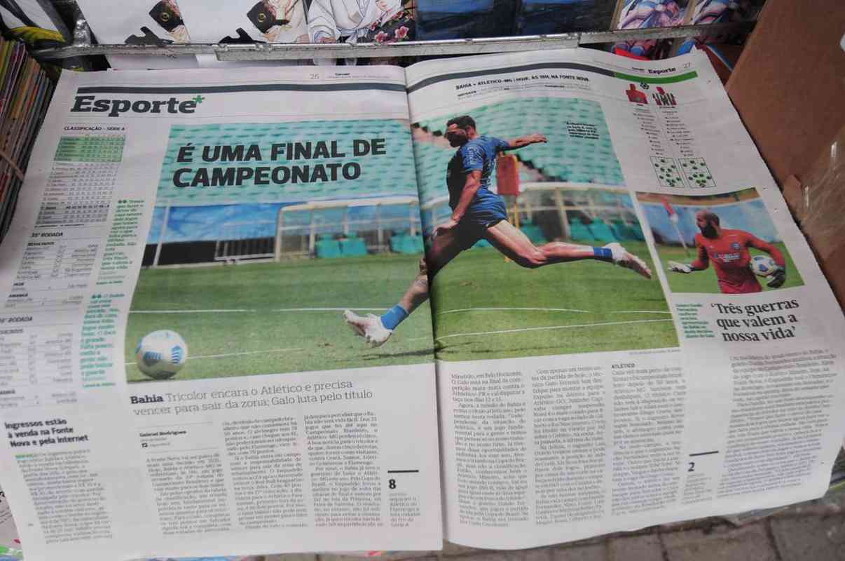 Jornal Correio: 'Final de Campeonato e trs guerras que valem a nossa vida'