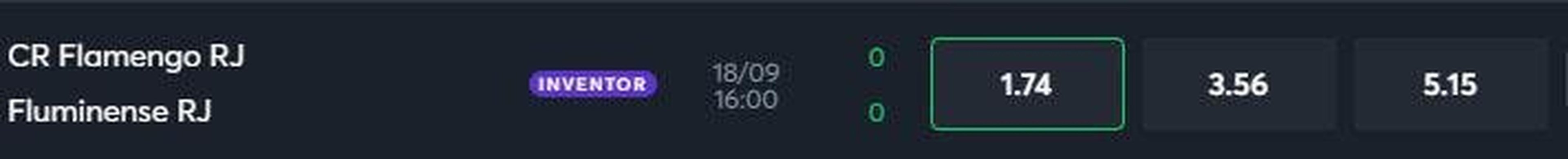 Flamengo vence Fluminense (odd 1.74) - O Flamengo est embalado e joga o melhor futebol no Brasil na atualidade. J o Fluminense est em baixa aps a eliminao na semifinal da Copa do Brasil para o Corinthians. O Tricolor costuma complicar os jogos para o Flamengo, mas a tendncia  de um resultado positivo para o Rubro-Negro, que ainda sonha com a conquista do ttulo brasileiro. 