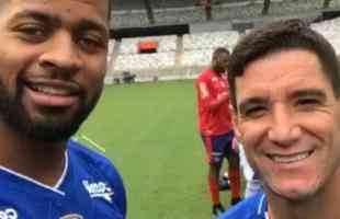 Jogadores do Cruzeiro fizeram a foto do ttulo da Copa do Brasil