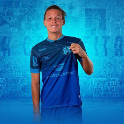 Primeiro uniforme lançado pelo Santa Cruz em comemoração aos 40 anos da conquista do título Fita Azul
