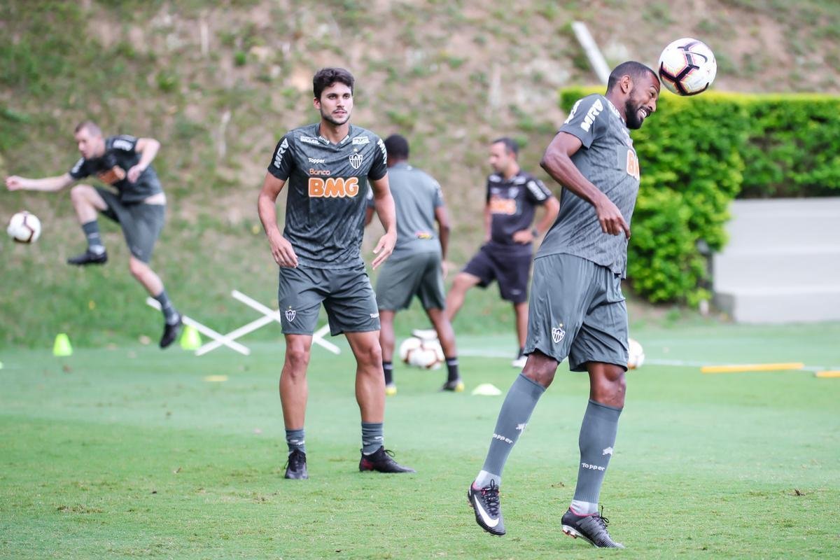 Atltico treinou nesta tera-feira, na Cidade do Galo