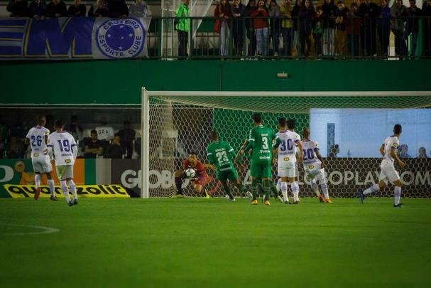 Cruzeiro perde para Chapecoense em jogo que teve atraso por causa de pane em refletores
