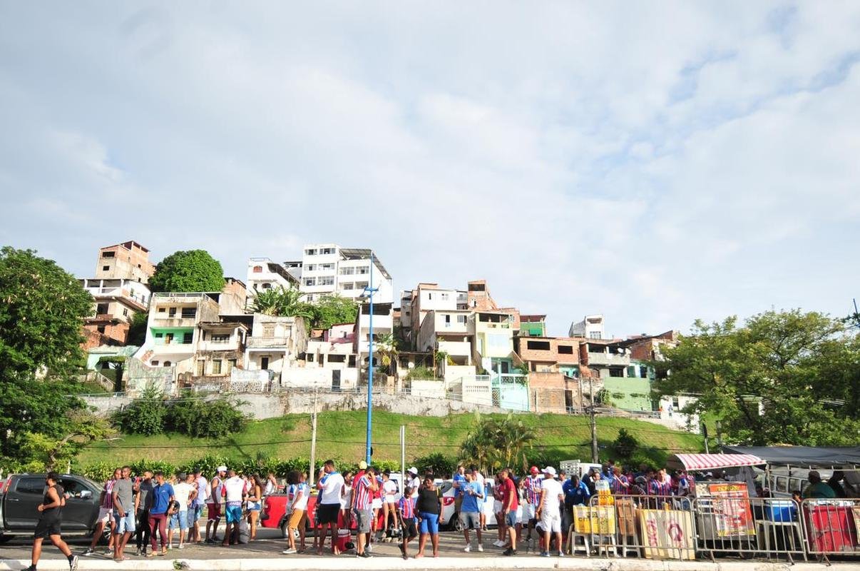 Fotos da Fonte Nova, em Salvador, antes do duelo entre Bahia e Atltico pelo Campeonato Brasileiro
