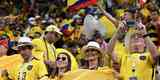 Torcedores do Equador no jogo de abertura da Copa do Mundo