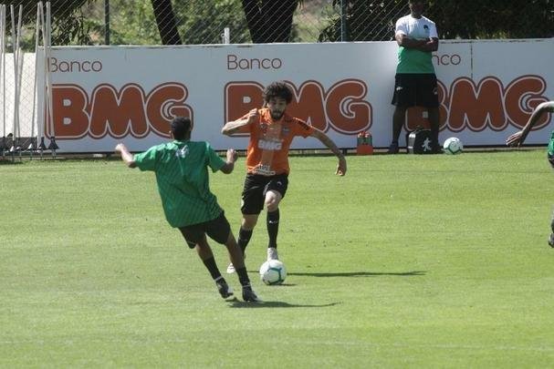 Fotos do jogo treino entre Atltico e Inter de Minas