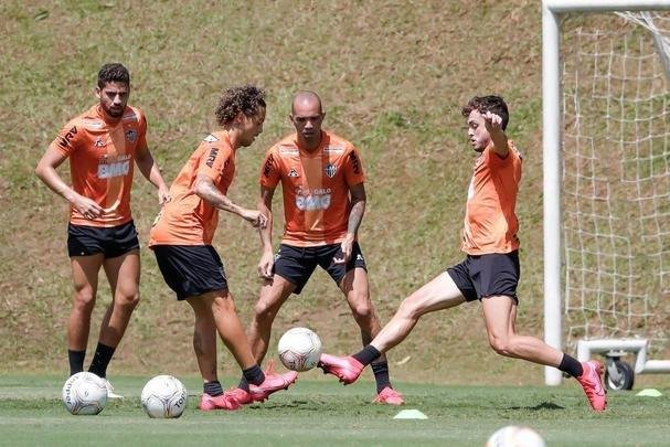 Fotos do último treino do Atlético antes da estreia de Sampaoli