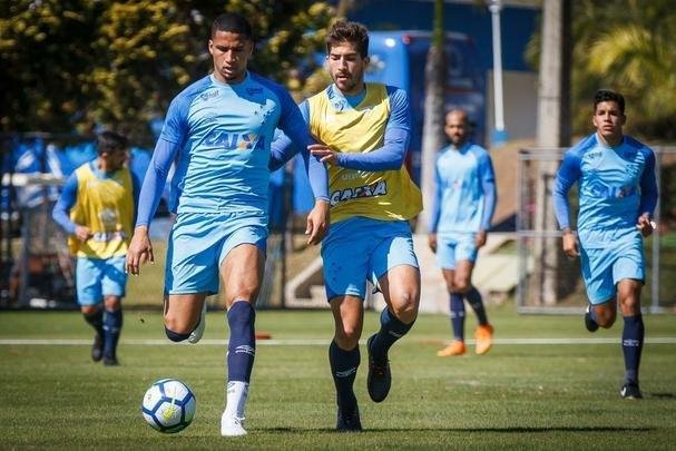 Cruzeiro realizou atividade de preparao para amistoso contra o Corinthians, nesta quarta