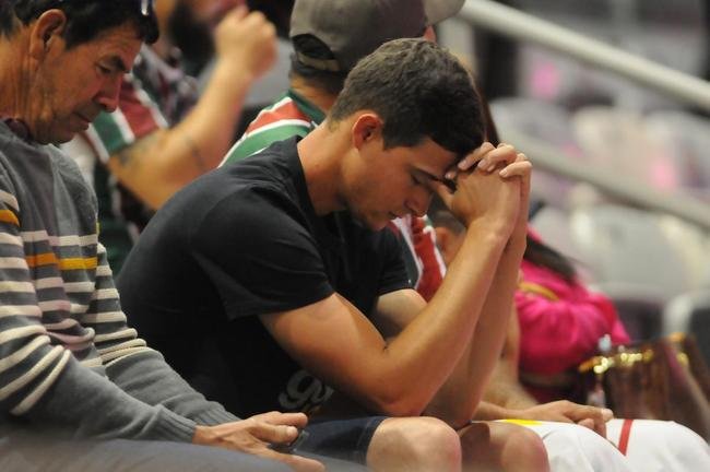 Fotos da torcida do Fluminense na partida de volta das oitavas de final da Copa do Brasil, no Mineiro, contra o Cruzeiro