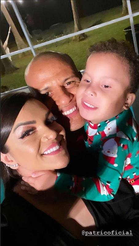 Patric passou o Natal com a famlia