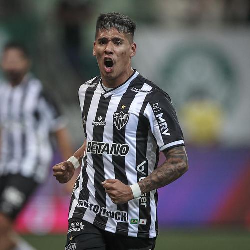 Zaracho empatou o jogo para o Atlético no Allianz Parque com Zaracho: 1 a 1