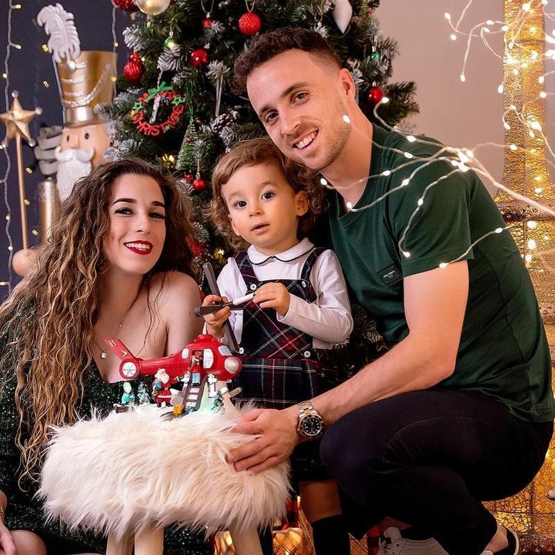 Diogo Jota e famlia