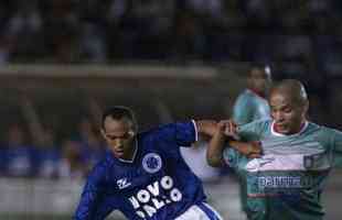2000 - Copa Mercosul - Cruzeiro foi eliminado nas quartas de final ao ser derrotado pelo Palmeiras. Imagem da partida no Mineiro contra os paulistas