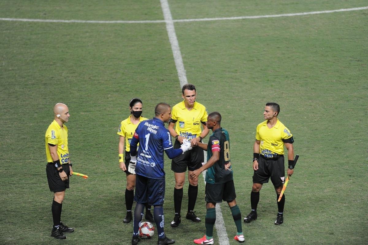 Fotos da vitria da Caldense sobre o Amrica, por 1 a 0, no Independncia, em Belo Horizonte, pela quarta rodada do Campeonato Mineiro de 2021. Atacante Amarildo marcou o nico gol da partida,