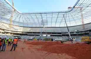 Futuro estádio do Galo, Aena MRV está com 60% das obras concluídas