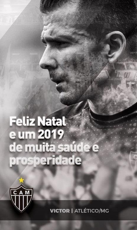 Victor mandou uma mensagem aos atleticanos pelo Instagram