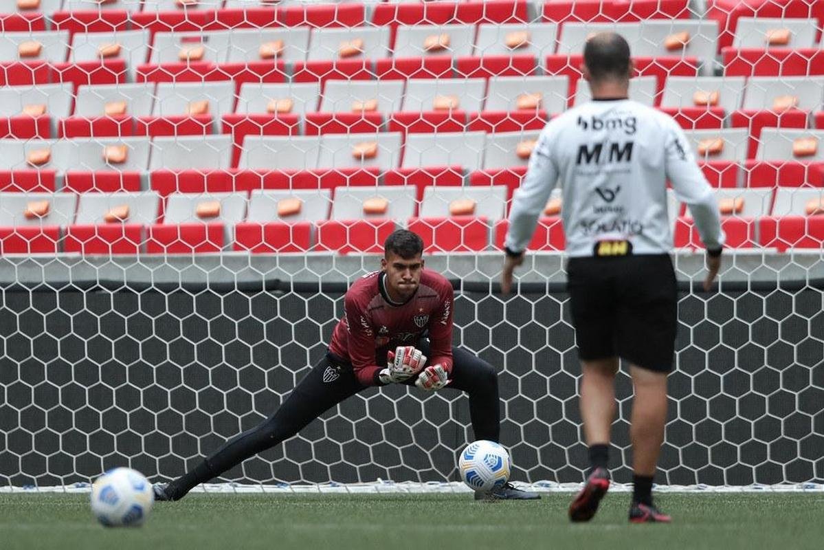 Fotos do ltimo treino do Atltico antes da deciso da Copa do Brasil
