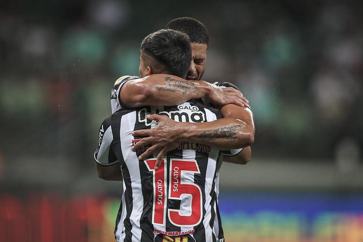 Zaracho empatou o jogo para o Atltico no Allianz Parque com Zaracho: 1 a 1