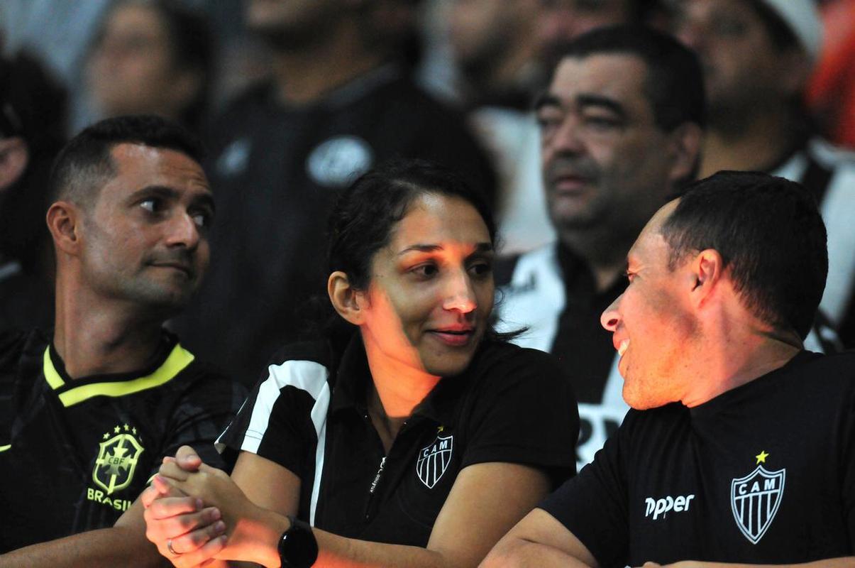 Fotos do jogo entre Atltico x Libertad, pela Copa Libertadores