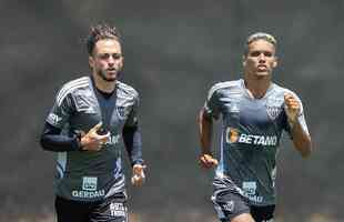 Atltico treinou na manh desta segunda-feira (16/1) na Cidade do Galo.