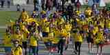 Torcedores do Equador no jogo de abertura da Copa do Mundo