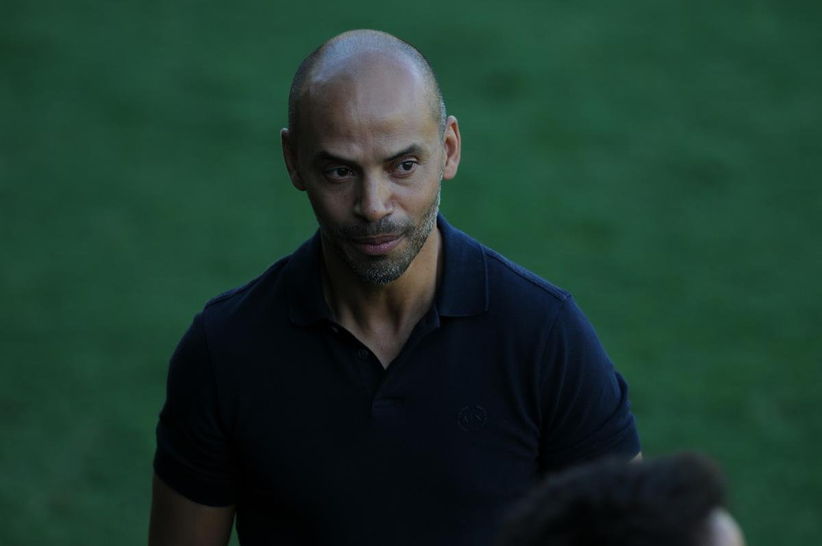 Imagens do treino na Cidade do Galo