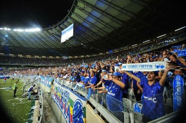 Torcida do Cruzeiro lotou o Mineiro na partida contra o Boca Juniors pela Libertadores