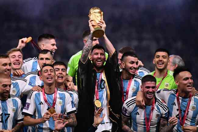 CAMISOLA MESSI 10 ARGENTINA CAMPEÃO MUNDIAL 2022